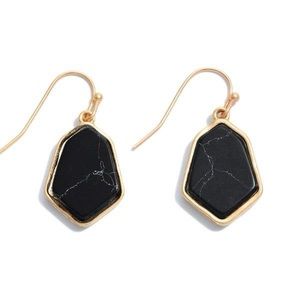 Semi Precious Drop Earrings